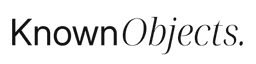 Known Objects.